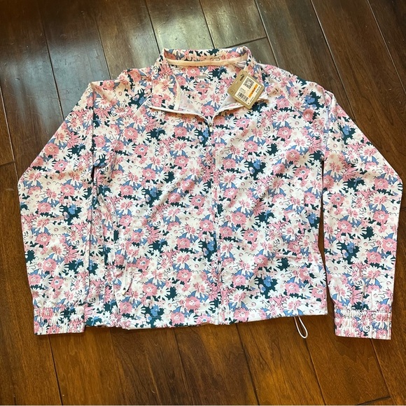 Women's Puma Bloom Full Zip Shell Golf Jacket Windbreaker Size S NWT - Picture 2 of 13